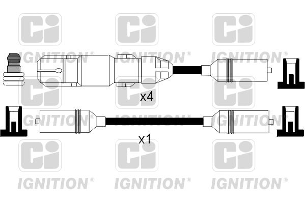 QUINTON HAZELL Augstsprieguma vadu komplekts XC1043